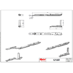KIT ANTA RIBALTA A SCOMPARSA MAGICUBE 130 BRACCIO CORTO DESTRO