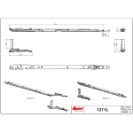 KIT ANTA RIBALTA A SCOMPARSA MAGICUBE 130 BRACCIO LUNGO SINISTRO