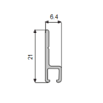 PROFILO DI SUPPORTO  L= 2000 MM. 